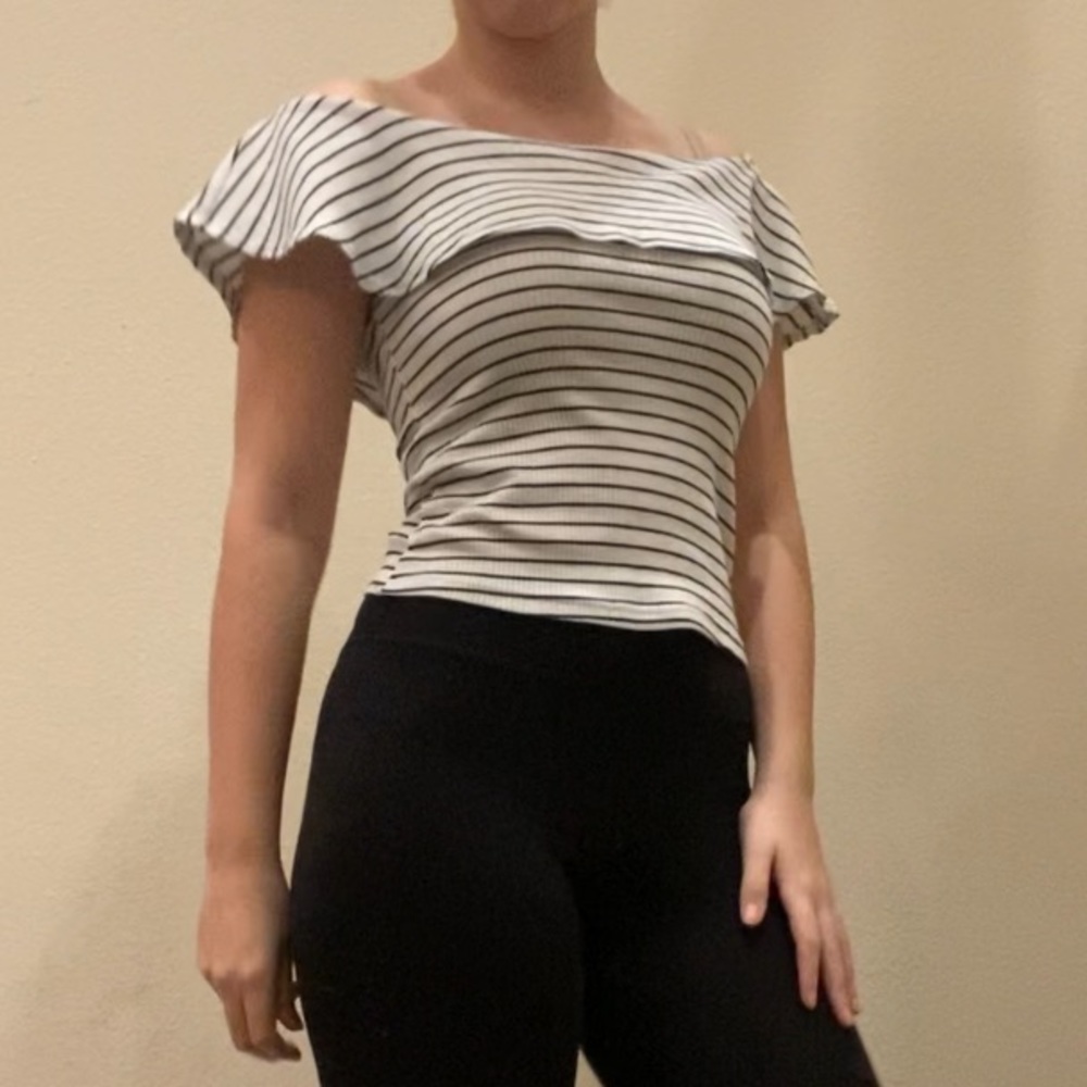 striped top from Mango